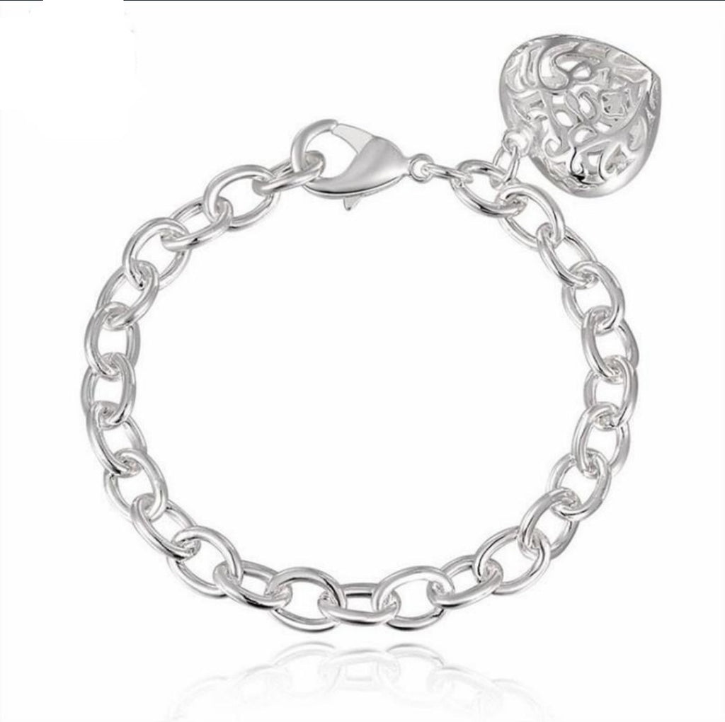 Heart Filigree Brecelet
