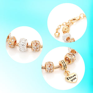 Crystal Charm Bracelet