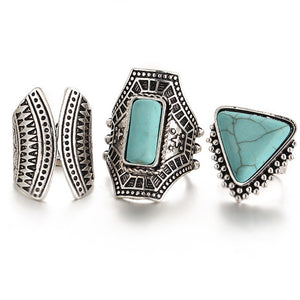 3 Pce Navajo Ring Set