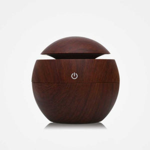 Mini Wooden LED Light Aromatherapy Diffusers