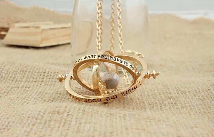 Vintage Hourglass Necklace