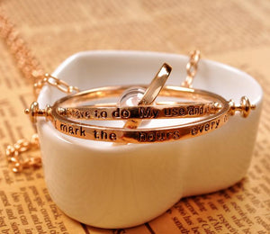 Vintage Hourglass Necklace