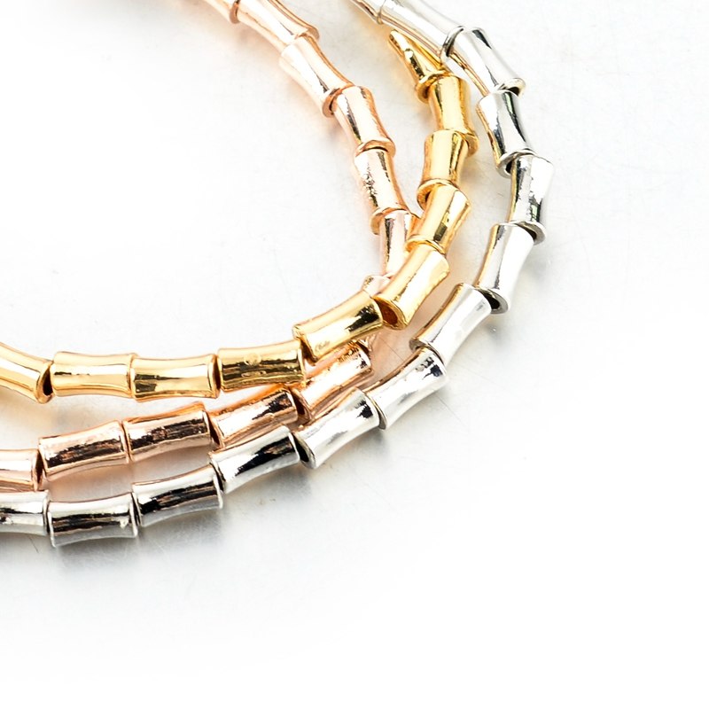 Bamboo & Charm 3 Color Braclets