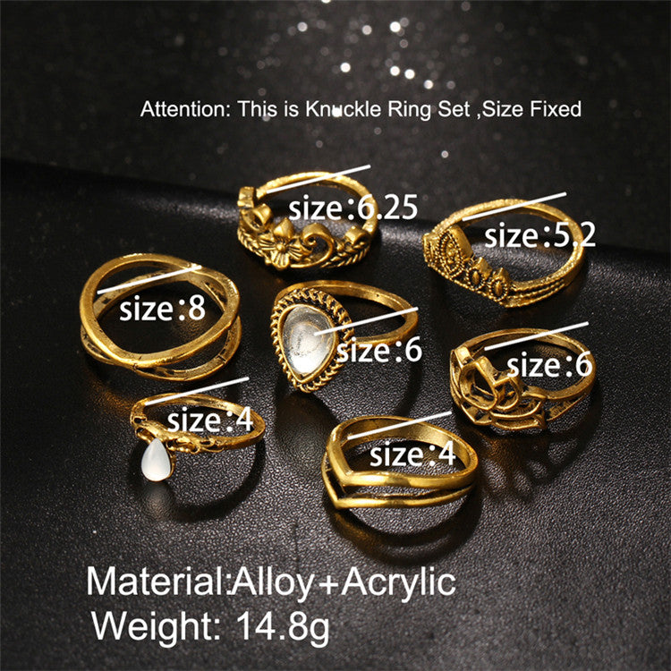 Lotus Ring Set