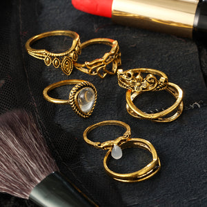 Lotus Ring Set