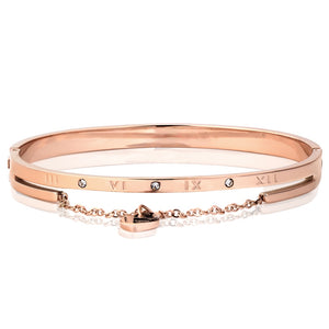 Chain Charm Bangle Bracelet