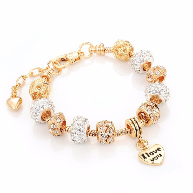 Crystal Charm Bracelet