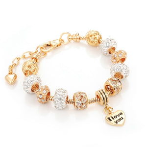 Crystal Charm Bracelet