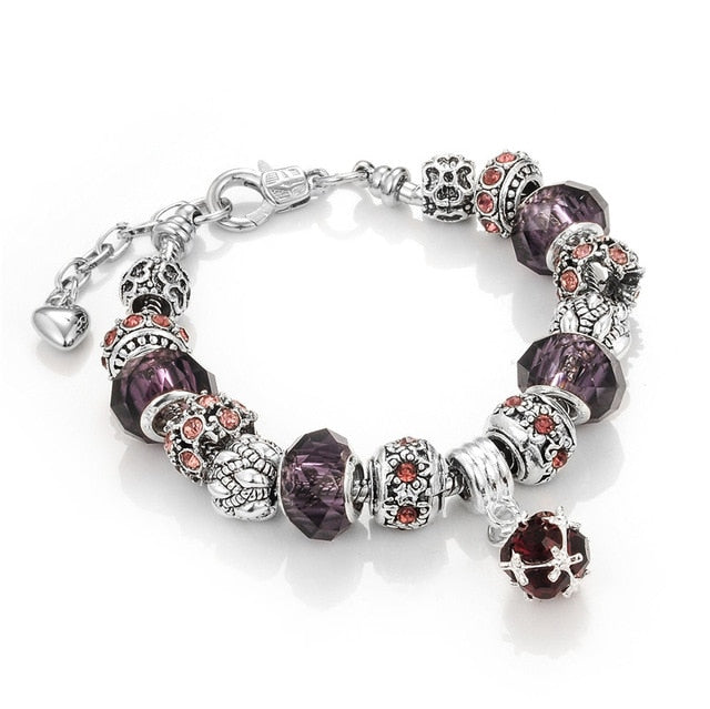 Crystal Charm Bracelet