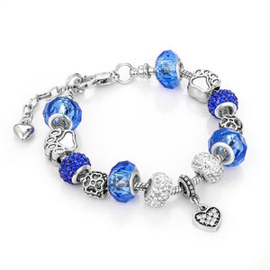 Crystal Charm Bracelet