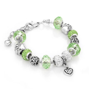 Crystal Charm Bracelet