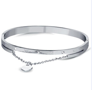 Chain Charm Bangle Bracelet