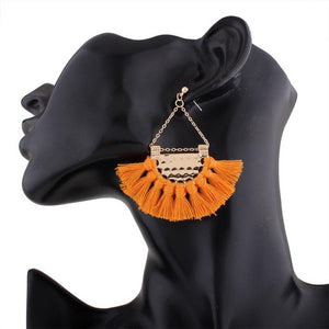 Fan Tassle Earrings