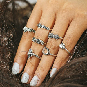 7 Pc. Beautiful Things Ring Set