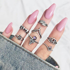 7 Pc. Nature Ring Set