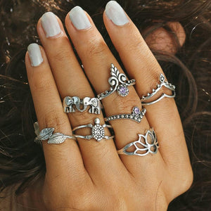 7 Pc. Nature Ring Set