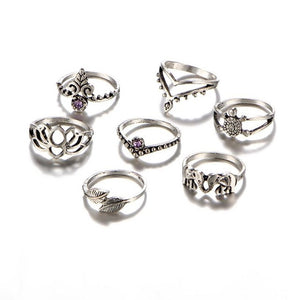 7 Pc. Nature Ring Set