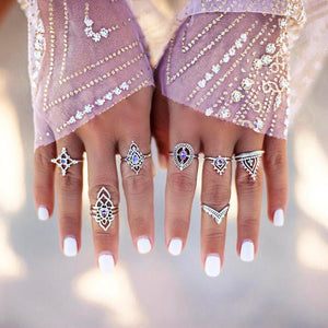 10 Pcs. Hindi Style Ring Set