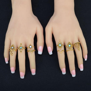 10 Pcs. Hindi Style Ring Set