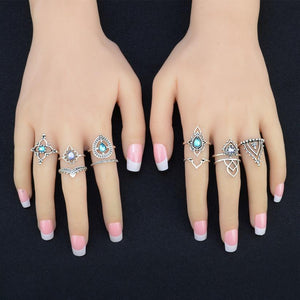 10 Pcs. Hindi Style Ring Set