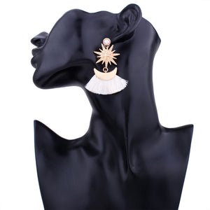 Star And Tassel Earrings