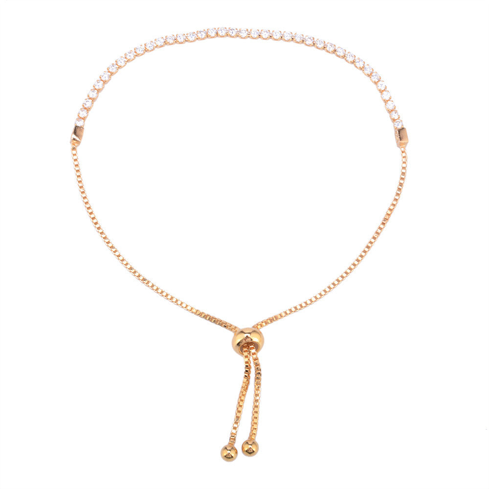 Petite Crystal Rose Gold Bracelet