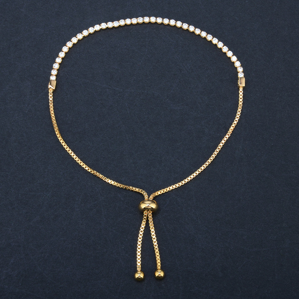 Petite Crystal Rose Gold Bracelet