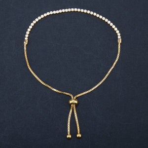 Petite Crystal Rose Gold Bracelet