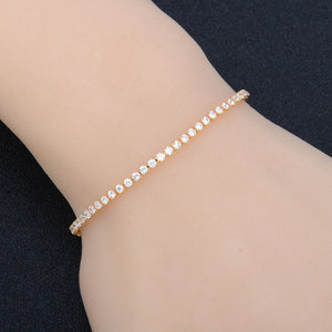 Petite Crystal Rose Gold Bracelet