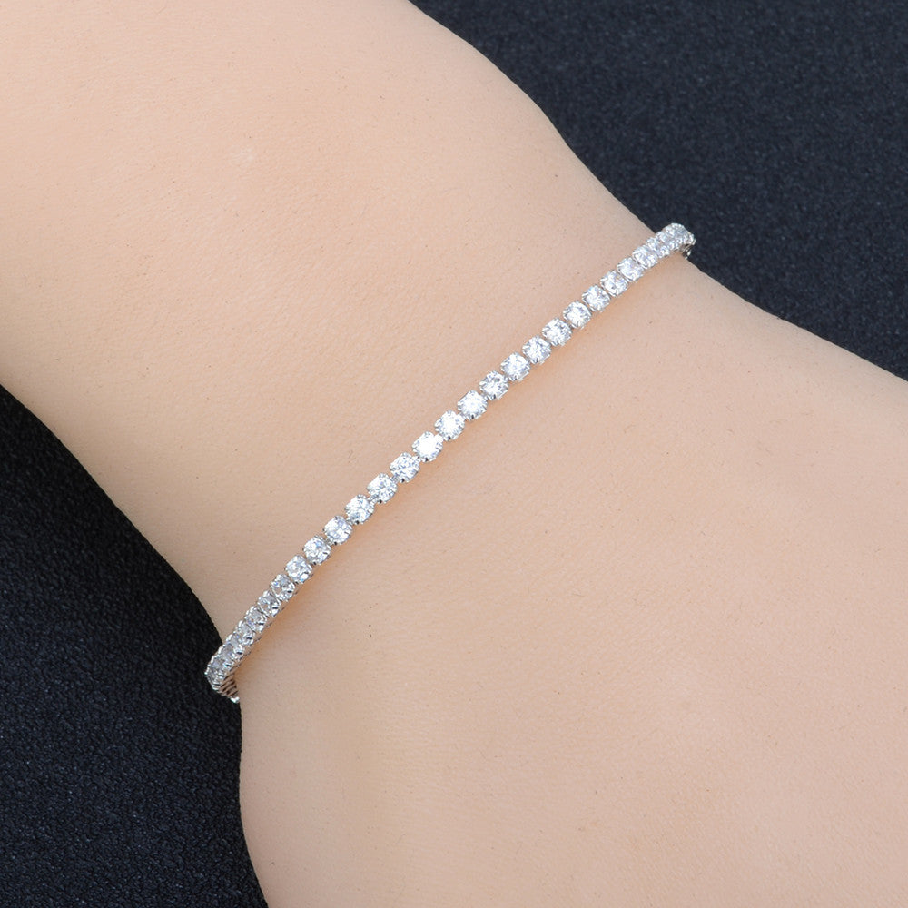 Petite Crystal Rose Gold Bracelet
