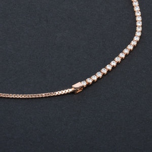 Petite Crystal Rose Gold Bracelet