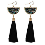 Basin and Tassel Earrings