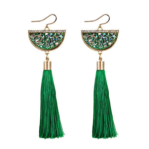 Basin and Tassel Earrings