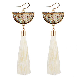 Basin and Tassel Earrings