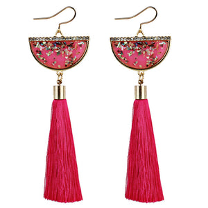 Basin and Tassel Earrings