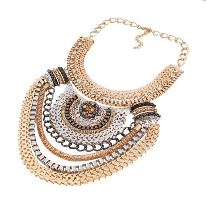 Tribal Chain Neck Dress