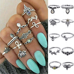 10pcs. All Living Things Ring Set