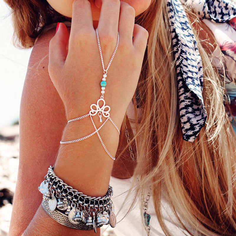 Beaded Hand Chain