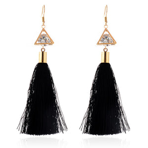 Cage & Tassel Earrings