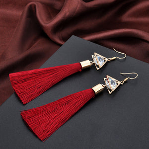 Cage & Tassel Earrings