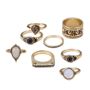 8 Pc. Queen's Rings Set
