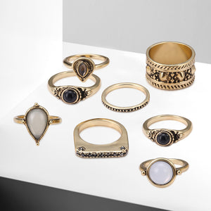 8 Pc. Queen's Rings Set
