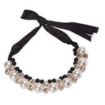 Pearl Spakles Collar Necklace