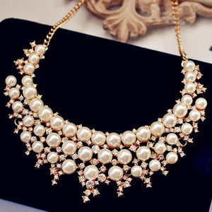 Pearls And Stars Necklace