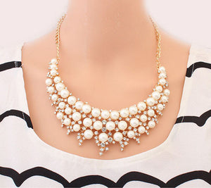 Pearls And Stars Necklace