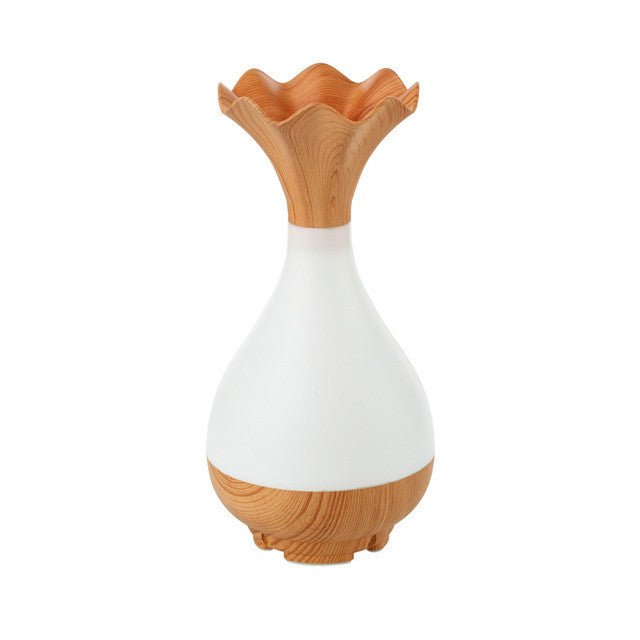 Wooden Vase USB Air Humidifier For Aromatherapy