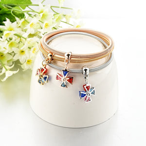 Red White & Blue Crystal Bangles
