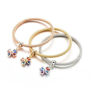 Red White & Blue Crystal Bangles