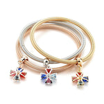 Red White & Blue Crystal Bangles