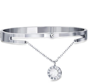 Chain Charm Bangle Bracelet
